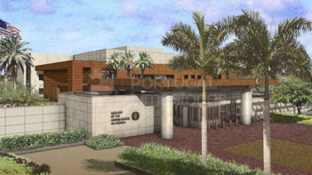 US Embassy in Mauritania - limestone cladding