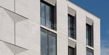 Grey limestone cladding - Moscow