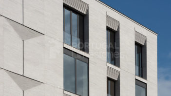 Grey limestone cladding - Moscow