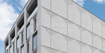 Nabokov grey limestone cladding - Moscow