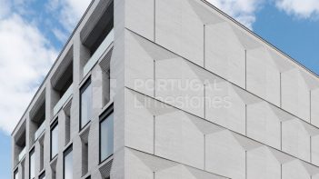 Nabokov grey limestone cladding - Moscow