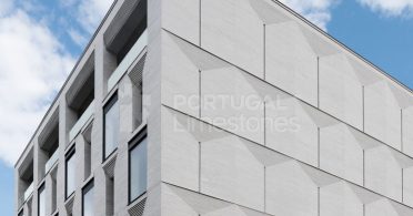 Nabokov grey limestone cladding - Moscow